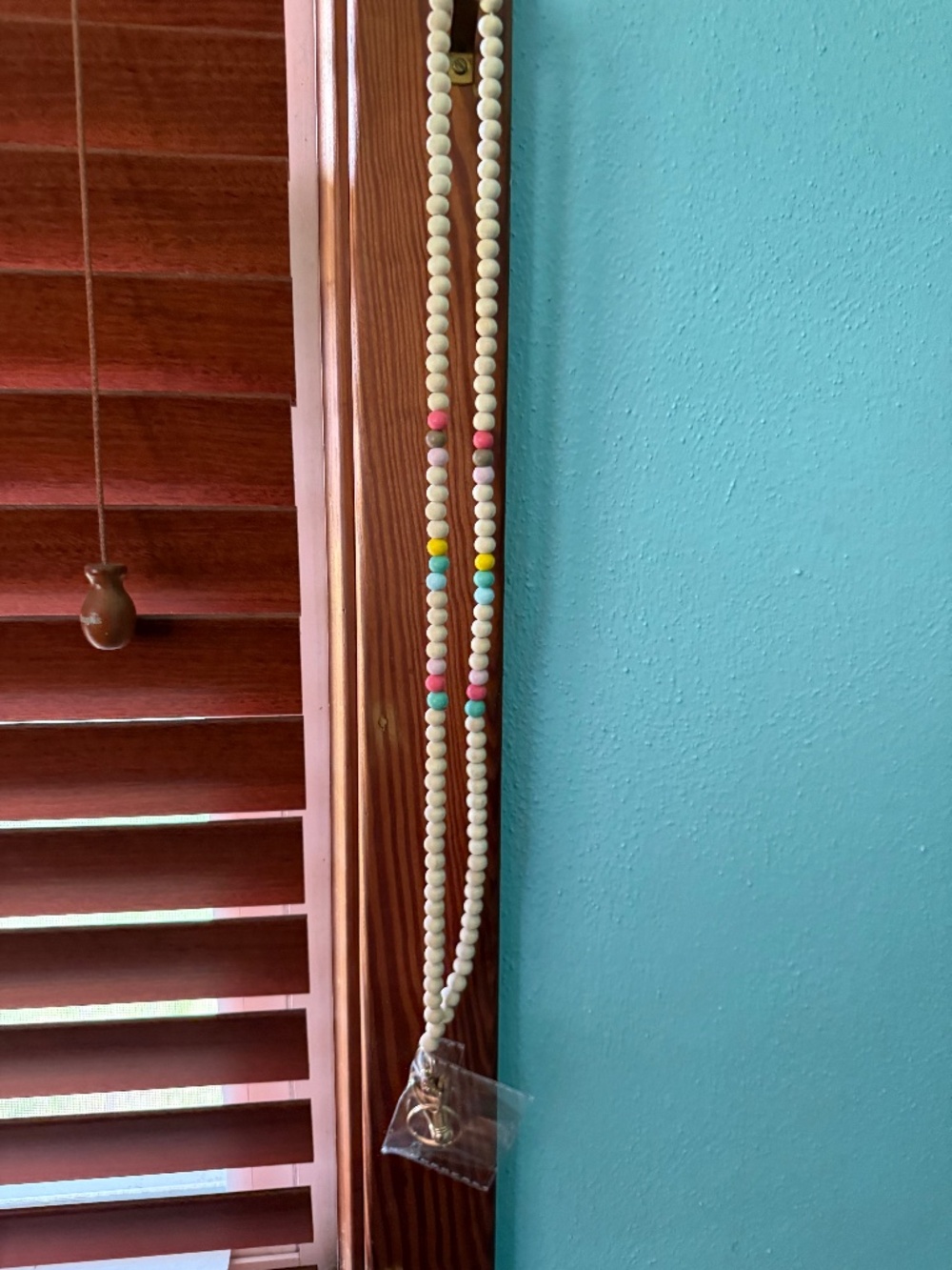 Wooden lanyard